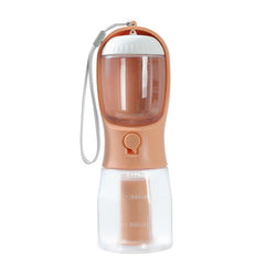 Tazza d'acqua per cani, cibo, sacchetto per immondizia, tre-in-uno, portatile, piccola, multi-funzionale, per animali domestici