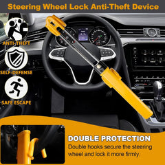 Car Steering Wheel Lock HEAVY DUTY High Security Anti Theft Hook Van Hook Crook
