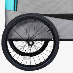 2-in-1 bicycle trailer for dogs and buggy and