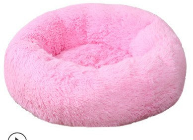 Lettiera Rotonda Peluche per Cani e Gatti