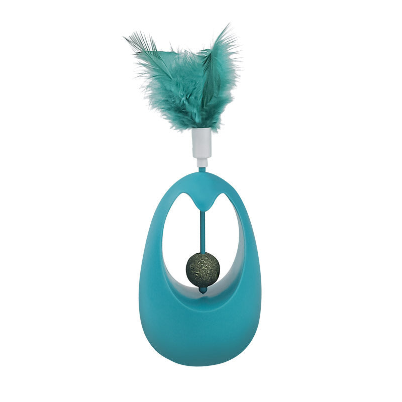 Pallina Catnip Tumbler Giocattolo per Gatti con Menta Gatta per Masticare
