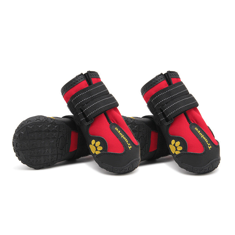 Scarpe per cani di taglia grande antiscivolo, resistenti all'usura