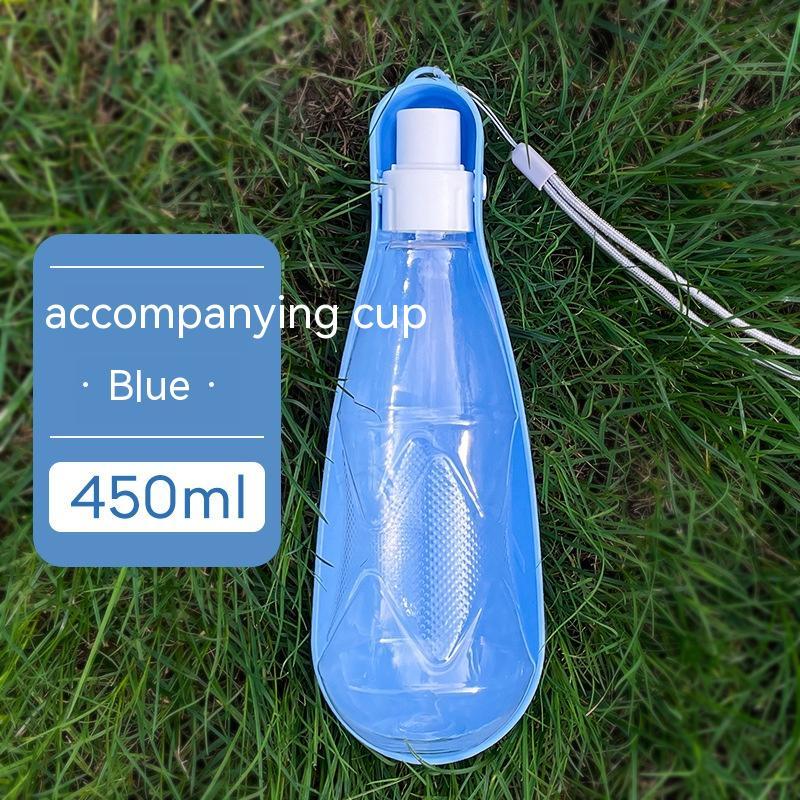 Borraccia per cani da viaggio pieghevole, borraccia portatile per animali domestici, 550 ml, per cani di taglia media e grande