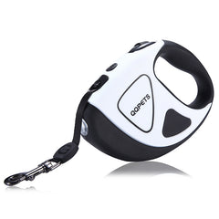 Guinzaglio Retrattile Automatico per Cani in Fibra con Luce LED Notturna di Sicurezza, Guinzaglio Allungabile Automatico per Cani, Articoli per Animali Domestici