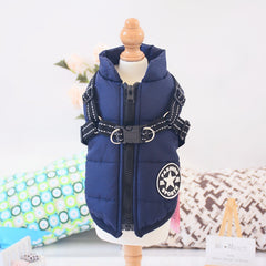 Vestiti Impermeabili per Cani Cappotto Invernale per Cani con Imbracatura Abbigliamento Caldo per Animali Domestici Giacca per Cani di Taglia Grande Cappotto Chihuahua Labrador Costume