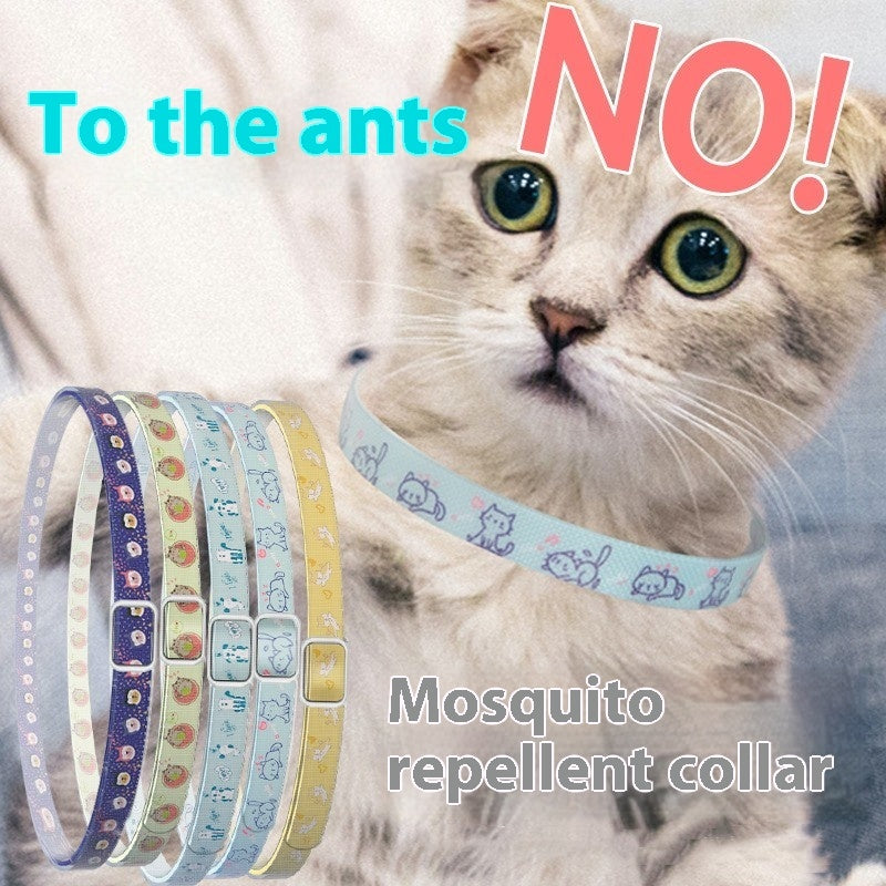 Collare antiparassitario per animali domestici, repellente per insetti per cani, collare per gatti
