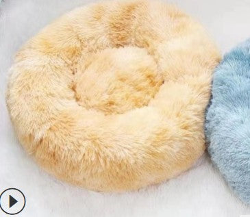 Lettiera Rotonda Peluche per Cani e Gatti