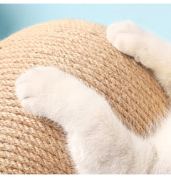 Palla tiragraffi professionale verticale per gatti in sisal