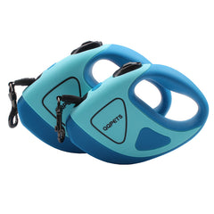 Guinzaglio Retrattile Automatico per Cani in Fibra con Luce LED Notturna di Sicurezza, Guinzaglio Allungabile Automatico per Cani, Articoli per Animali Domestici