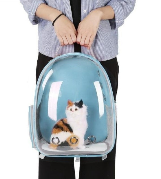 Borsa per gatti con spazio trasparente per animali domestici