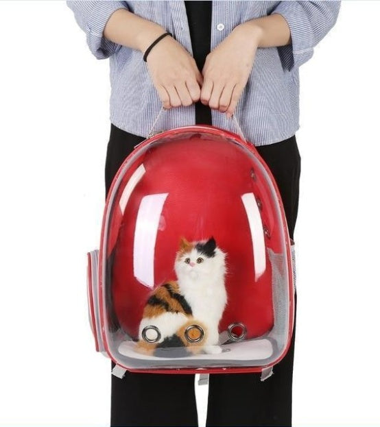 Borsa per gatti con spazio trasparente per animali domestici