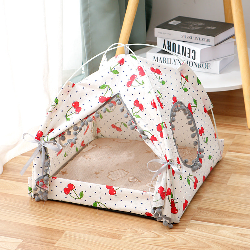 Tenda per gatti, cuccia per gatti, letto chiuso per animali domestici