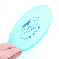 Disco volante in silicone per animali domestici, divertente, per cani e gatti, disco volante per giochi per cani, resistente al morso, per addestramento cuccioli, giocattolo interattivo per animali domestici