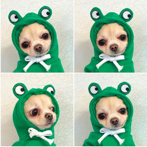 Vestiti per cani carini con frutta, per cani di piccola taglia, felpe con cappuccio, pile caldo invernale, abbigliamento per animali domestici, costume per cuccioli, gatti, cappotto per outfit francese Chihuahua