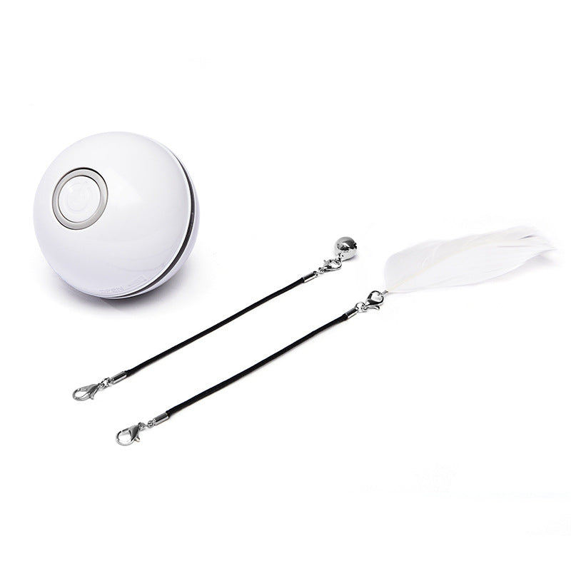 Palla Giocattolo Elettronica Rotolante per Gatti con Laser LED