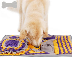 Coperta di addestramento per tappetini olfattivi per animali domestici, tappetino per alimentazione, giocattoli per l'addestramento delle abilità di ricerca del cibo per cani, coperta di addestramento per attività per animali domestici