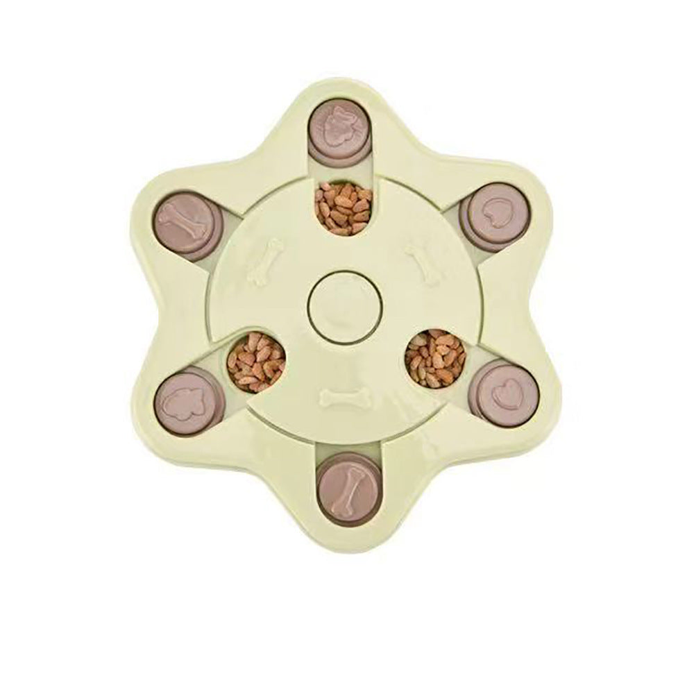 Giocattoli Rompicapo per Cani, Aumento del QI, Distribuzione Lenta Interattiva, Giochi di Addestramento per Cani, Alimentatore per Cani di Piccola e Media Taglia, Giocattolo per Addestramento di Animali Domestici