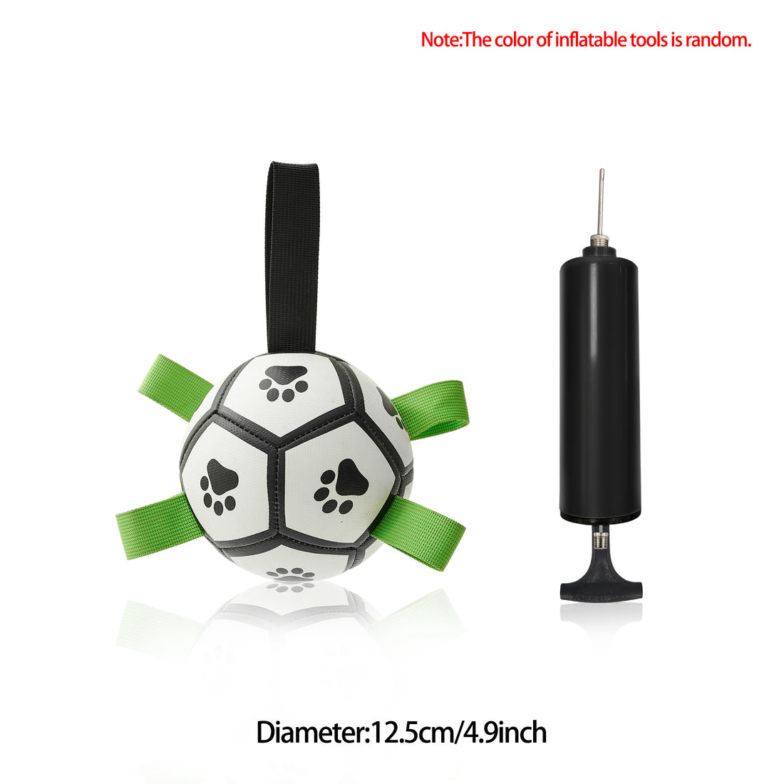 Pallone da Calcio Interattivo per Cani Giocattolo Gonfiabile da Addestramento per Cani All'aperto Palline per Border Collie per Cani di Taglia Grande Articoli per Animali Domestici