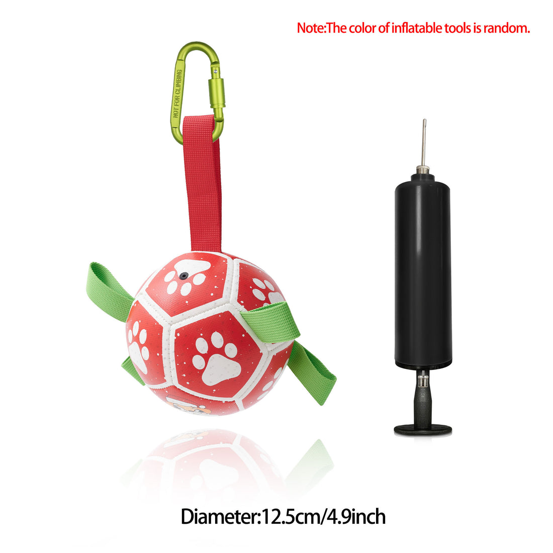 Pallone da Calcio Interattivo per Cani Giocattolo Gonfiabile da Addestramento per Cani All'aperto Palline per Border Collie per Cani di Taglia Grande Articoli per Animali Domestici