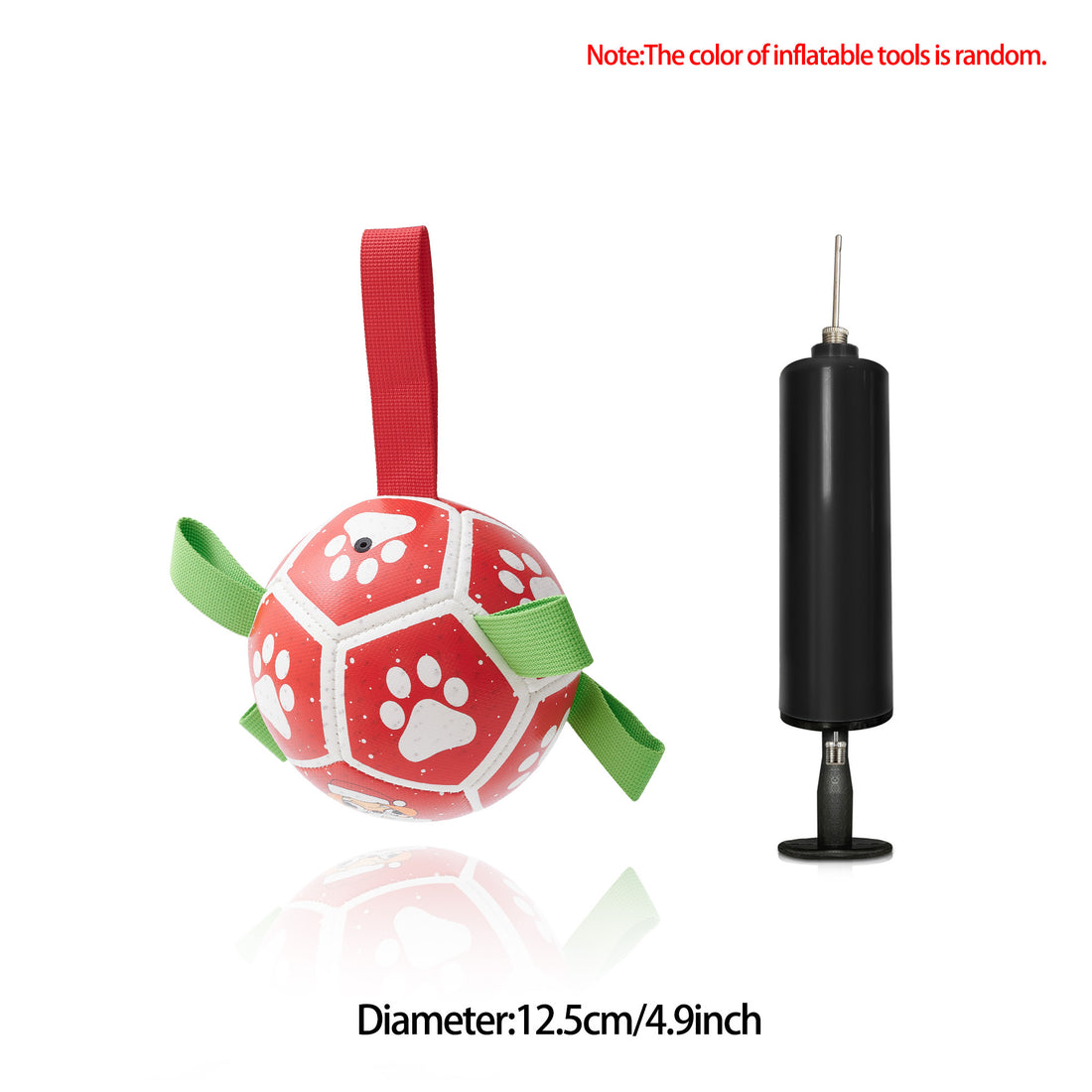 Pallone da Calcio Interattivo per Cani Giocattolo Gonfiabile da Addestramento per Cani All'aperto Palline per Border Collie per Cani di Taglia Grande Articoli per Animali Domestici