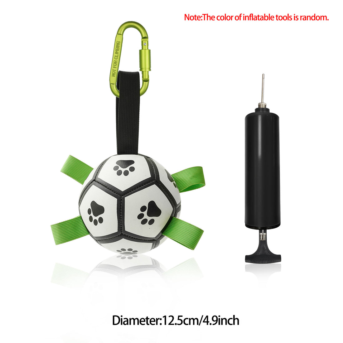 Pallone da Calcio Interattivo per Cani Giocattolo Gonfiabile da Addestramento per Cani All'aperto Palline per Border Collie per Cani di Taglia Grande Articoli per Animali Domestici