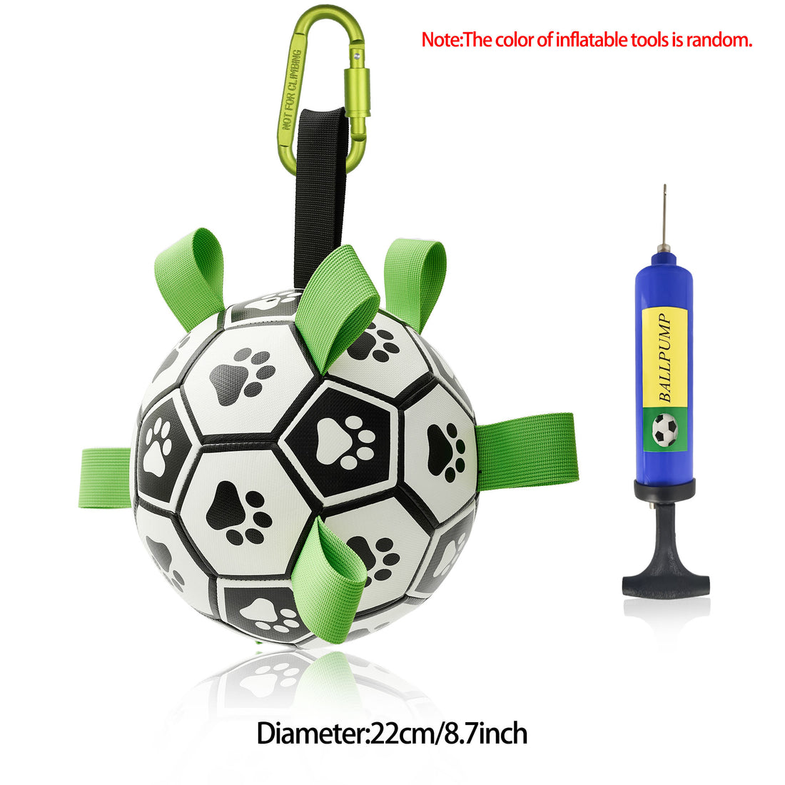 Pallone da Calcio Interattivo per Cani Giocattolo Gonfiabile da Addestramento per Cani All'aperto Palline per Border Collie per Cani di Taglia Grande Articoli per Animali Domestici