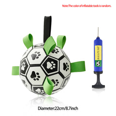 Pallone da Calcio Interattivo per Cani Giocattolo Gonfiabile da Addestramento per Cani All'aperto Palline per Border Collie per Cani di Taglia Grande Articoli per Animali Domestici