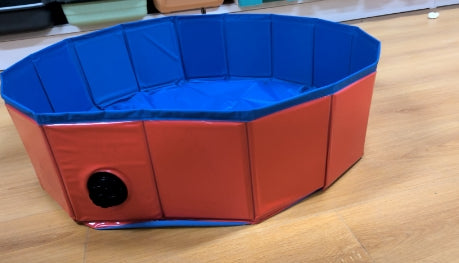 Piscina per animali domestici, piscina pieghevole per cani, forniture per il bagno per cani di grossa taglia