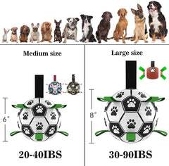 Pallone da Calcio Interattivo per Cani Giocattolo Gonfiabile da Addestramento per Cani All'aperto Palline per Border Collie per Cani di Taglia Grande Articoli per Animali Domestici