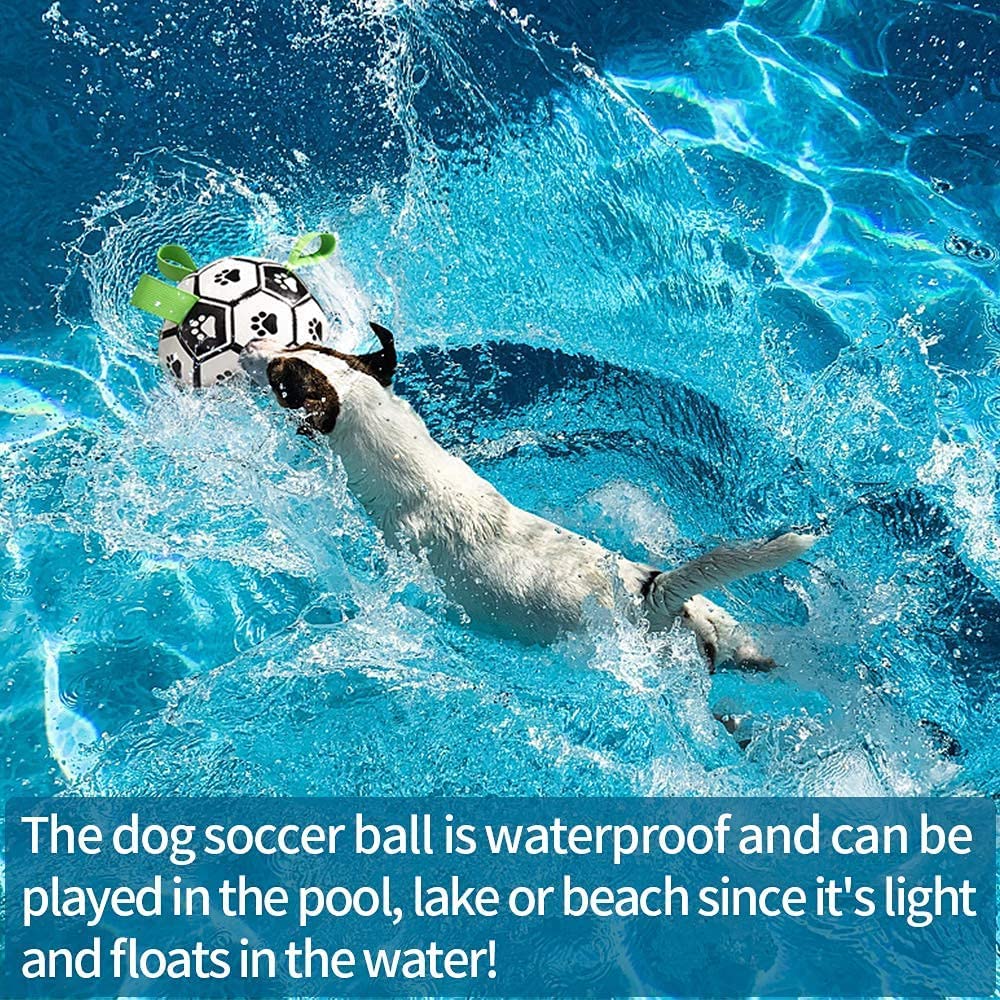 Pallone da Calcio Interattivo per Cani Giocattolo Gonfiabile da Addestramento per Cani All'aperto Palline per Border Collie per Cani di Taglia Grande Articoli per Animali Domestici