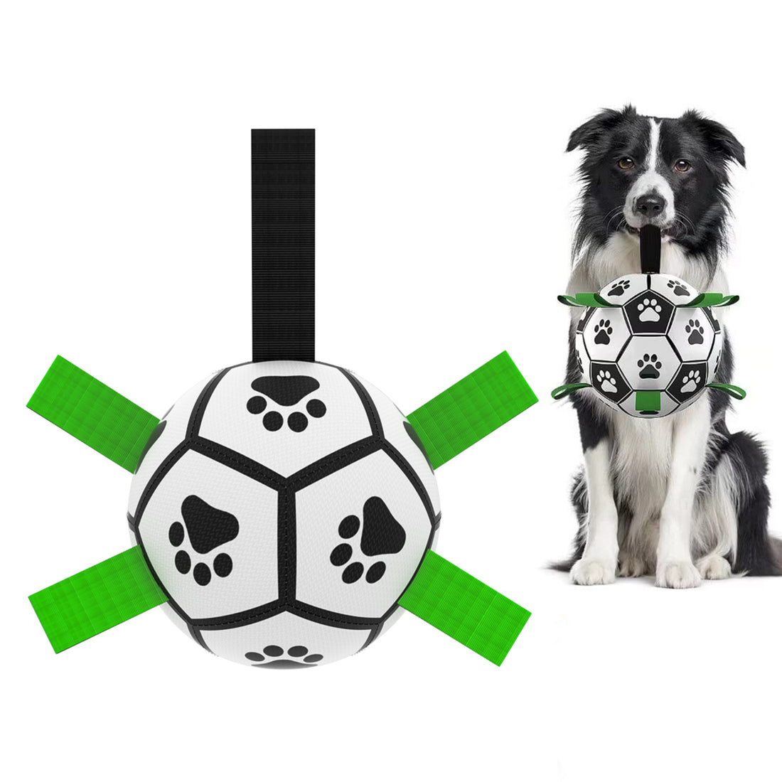 Pallone da Calcio Interattivo per Cani Giocattolo Gonfiabile da Addestramento per Cani All'aperto Palline per Border Collie per Cani di Taglia Grande Articoli per Animali Domestici