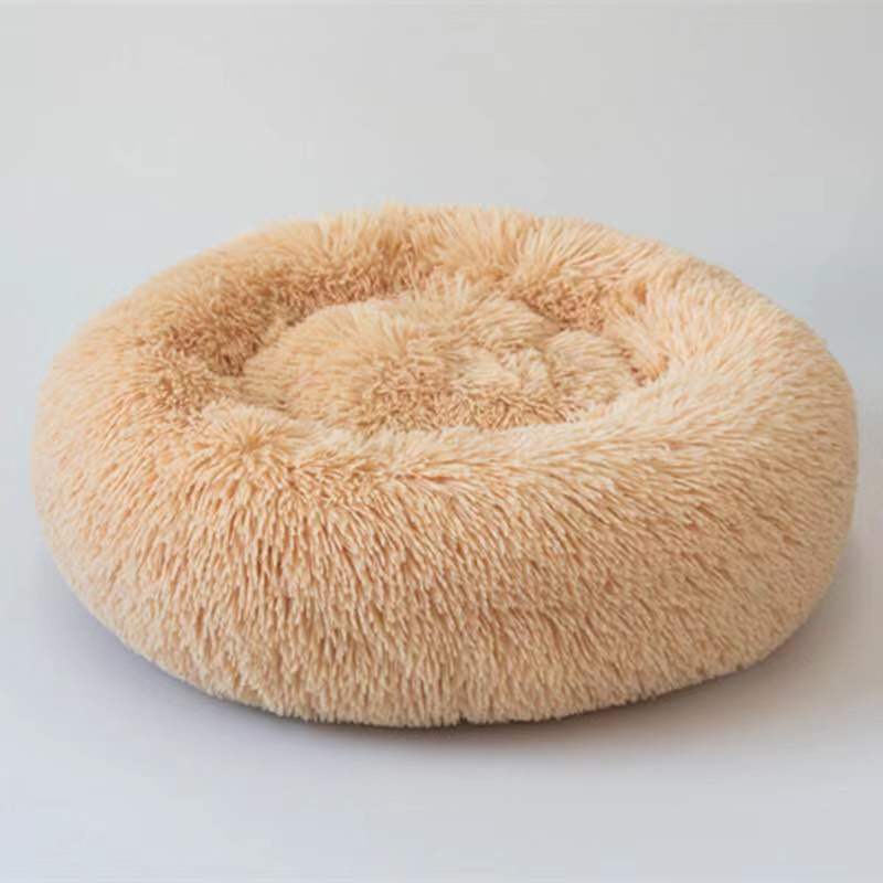 Cuccia rotonda lavabile in peluche