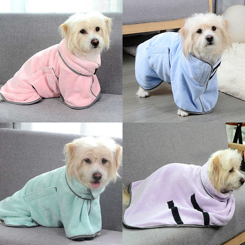 Asciugamano assorbente ad asciugatura rapida per animali domestici Accappatoio per cani Asciugamano da bagno per cani Gatti Microfibra Asciugamano assorbente per asciugare animali domestici Forniture per animali domestici Prodotti per animali domestici