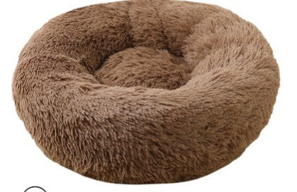 Lettiera Rotonda Peluche per Cani e Gatti