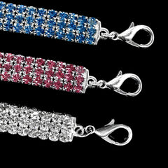 Collare per cani con strass, collare di cristallo per cuccioli Chihuahua, guinzaglio per cani di piccola taglia e gatti