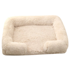Cuccia Rotonda in Peluche per Cani Invernale