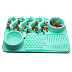 Tappetino per cani in silicone da leccare, tappetino da leccare per animali domestici in silicone, tappetino olfattivo in silicone, ciotola per alimenti multifunzionale per animali domestici