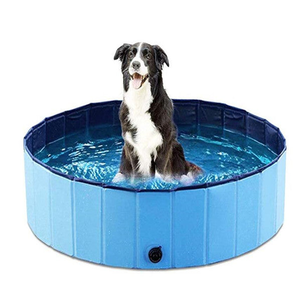Piscina per animali domestici, piscina pieghevole per cani, forniture per il bagno per cani di grossa taglia