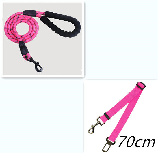 Guinzaglio Riflettente per Cani, in Nylon, per Cani di Taglia Piccola, Media e Grande, per Passeggiate e Addestramento, Accessori per Animali Domestici