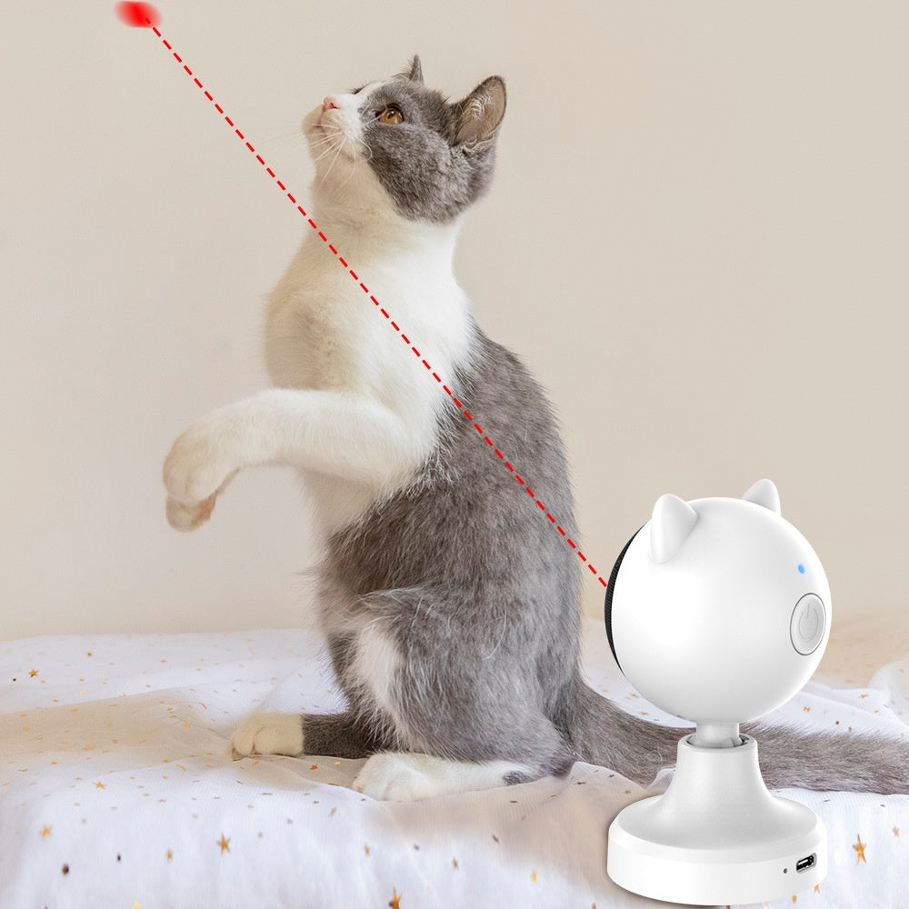 Giocattolo Laser Intelligente per Gatti con Ricarica USB