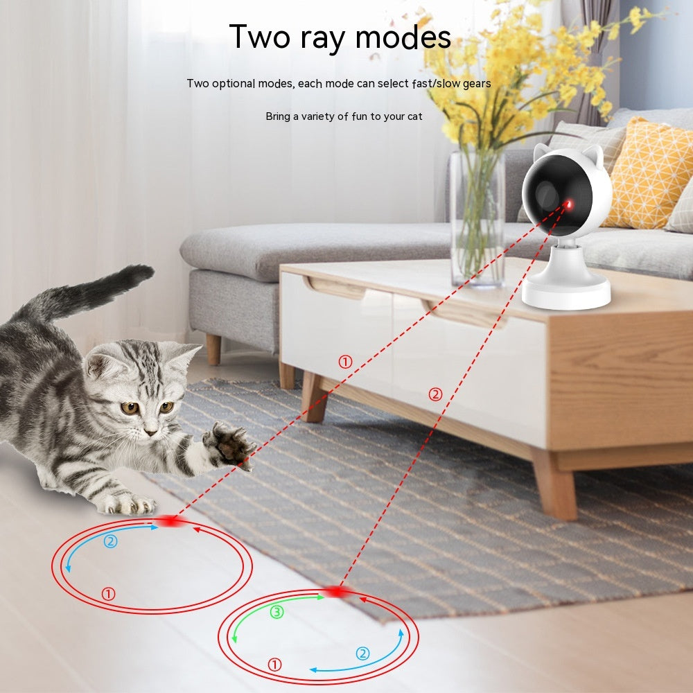 Giocattolo Laser Intelligente per Gatti con Ricarica USB