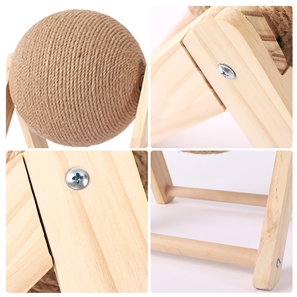 Palla tiragraffi professionale verticale per gatti in sisal
