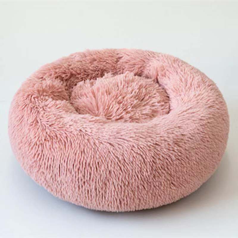 Cuccia rotonda lavabile in peluche