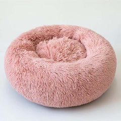 Cuccia rotonda lavabile in peluche