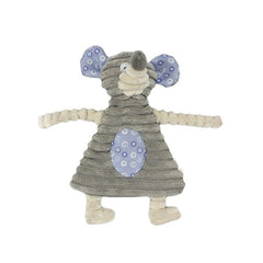 Gioco per Animali Domestici a Forma di Asino Giocattolo da Masticare in Corduroy per Cani Cuccioli con Squeak Morbido Osso di Peluche Gioco Molare per Cani Gioco per Addestramento Cani