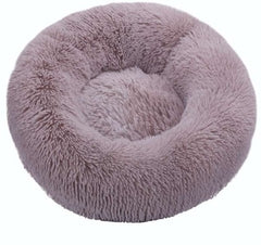 Cuccia rotonda lavabile in peluche