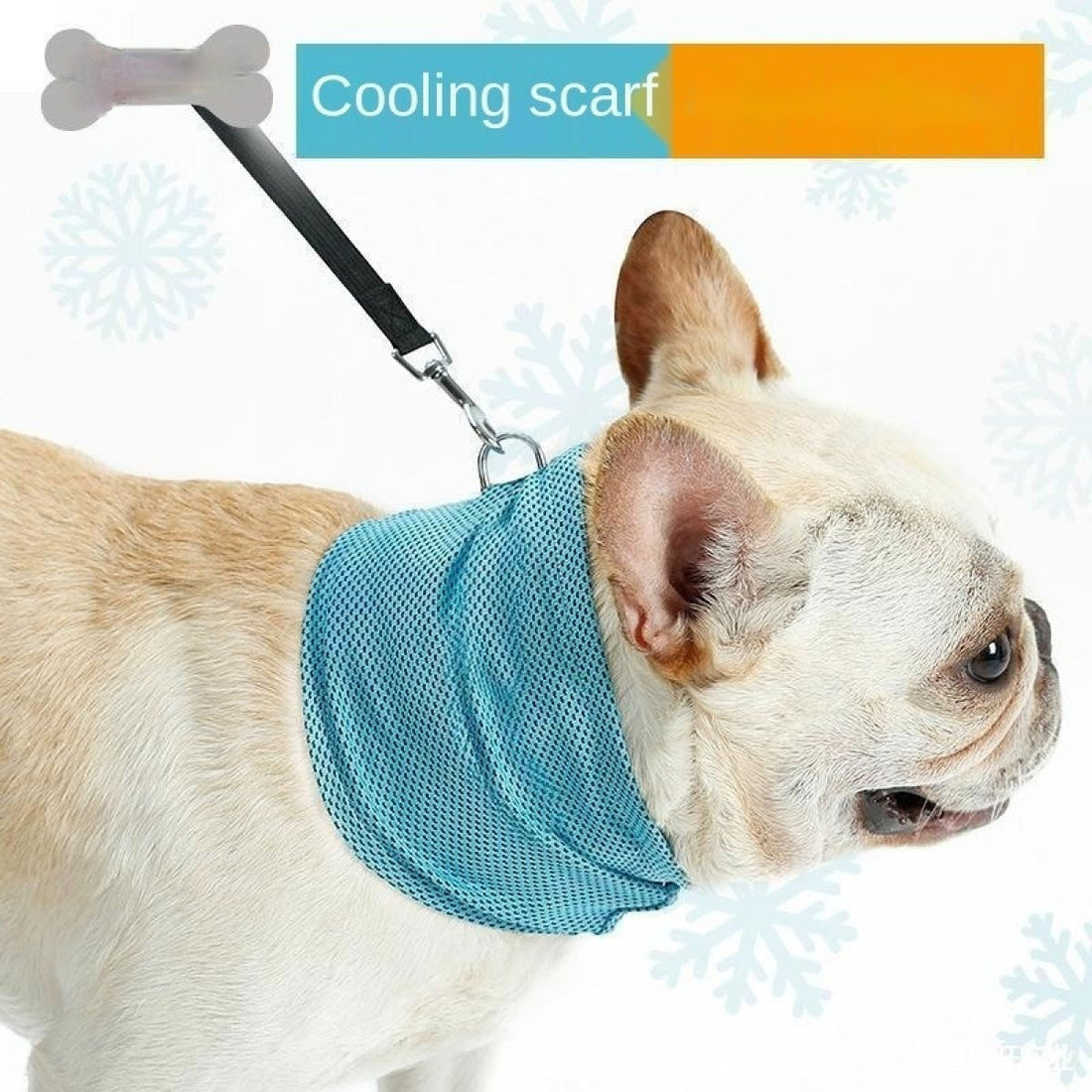 Nuova bandana rinfrescante istantanea per animali domestici, foulard per cani, asciugamano rinfrescante estivo, collare per cani