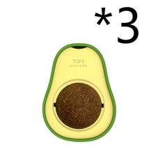 Giocattolo multifunzionale Catnip Menta Gatto Avocado Girevole a 360 gradi, autoriparante, per animali domestici