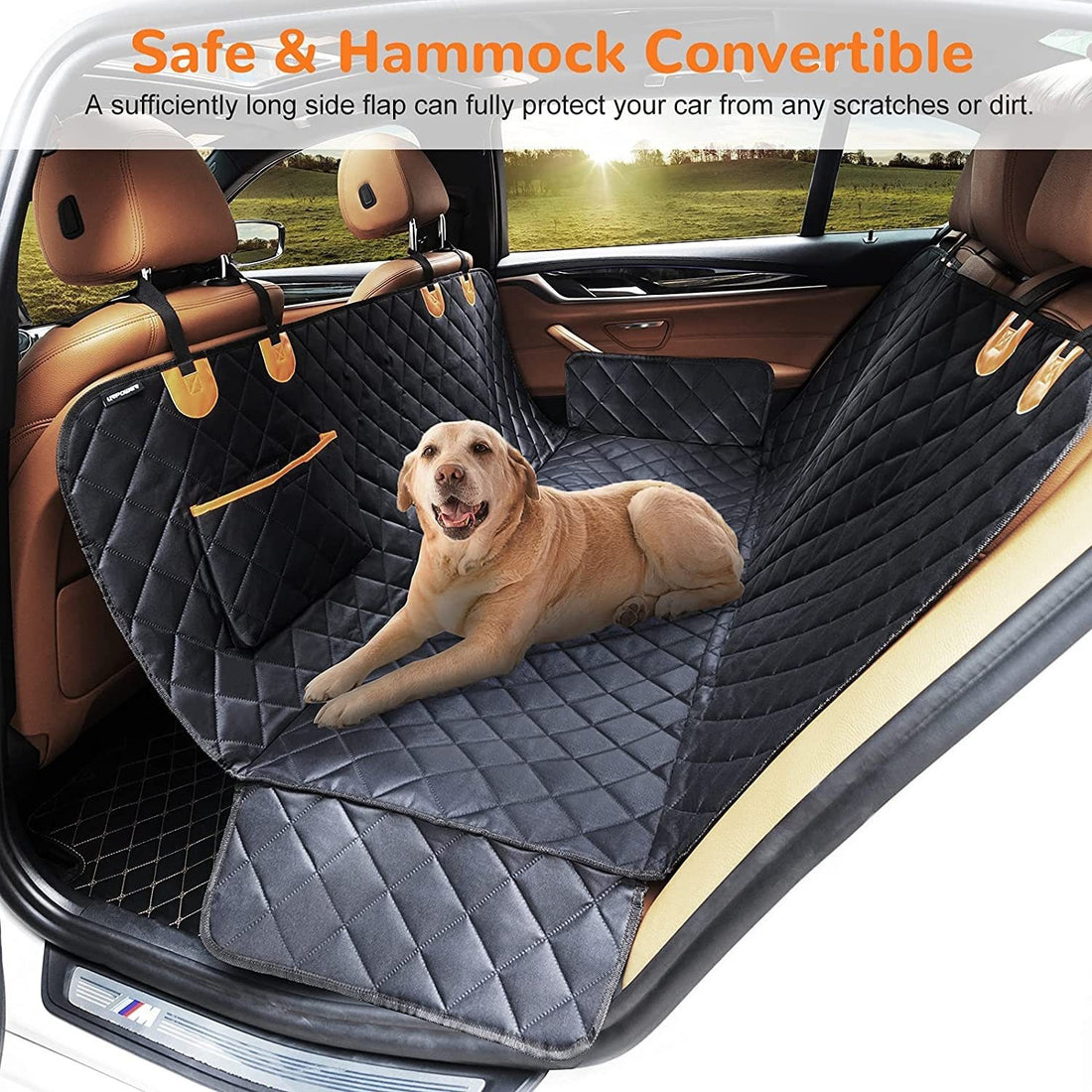 Cuscino per Sedile Posteriore per Auto da Viaggio per Cani