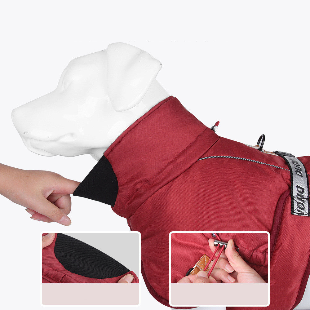 Nuovi Vestiti per Cani in Stile Mantello, Spessi e Caldi, per Mantenere l'Animale Domestico al Caldo, con Riflettente Termico, Forniture per Animali Domestici